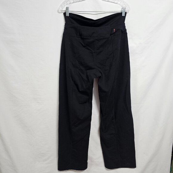 Spanx Double Waistband Mid Belly Maternity Flare Women Pants Size 1X Black - Picture 7 of 13
